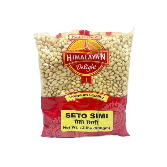 HIMALAYAN DELIGHT WHITE SIMI ( SETO SIMI ) BEANS 2LB