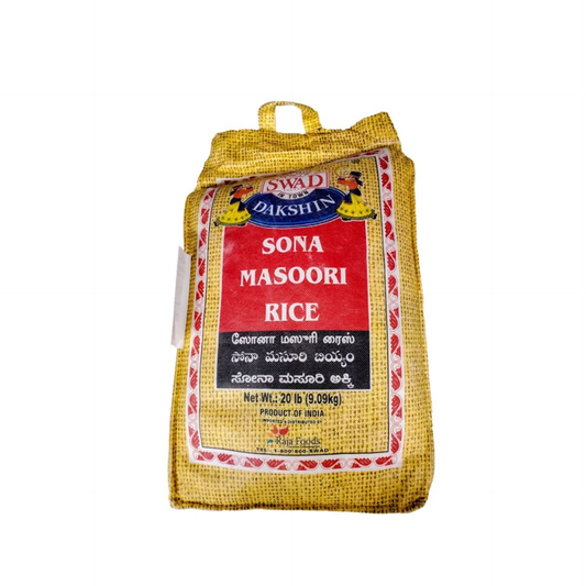 RICE SWAD SONA MASOORI 20LBS