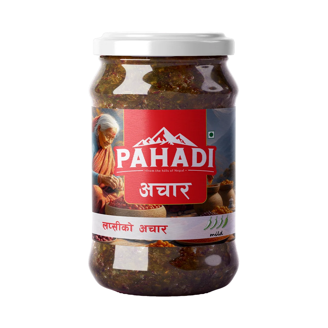 Pahadi Lapsi Achar 380GM- Glass Jar