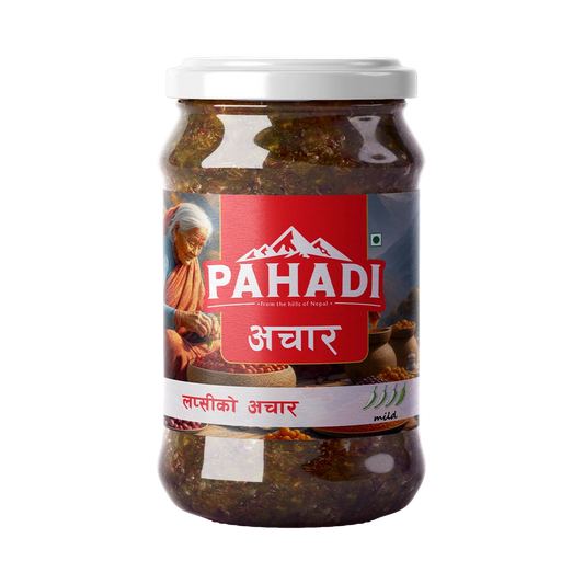 Pahadi Lapsi Achar 380GM- Glass Jar