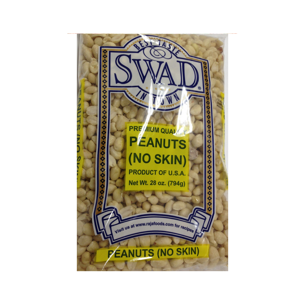 Swad No Skin Peanuts (16 x 28 oz) VishalBazar