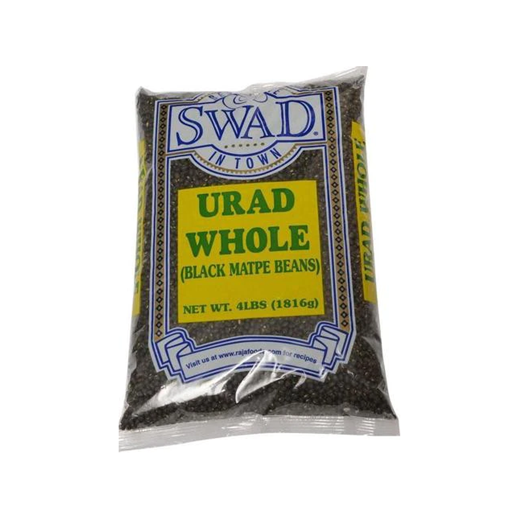 Swad Urad Whole Black (10 x 4LB) VishalBazar