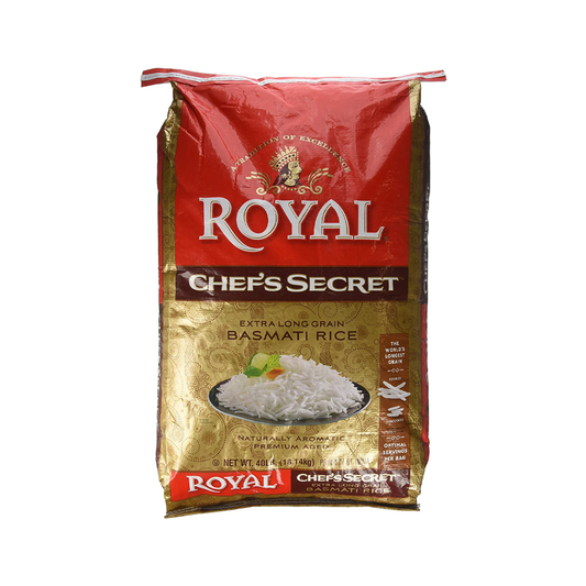 ROYAL CHEFS SECRET BASMATI RICE 40 LB