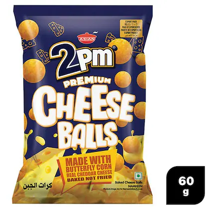 2pm Cheeseballs Chips 60g