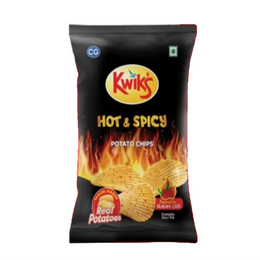 Kwik's Hot & Spicy Potato Chips 60g