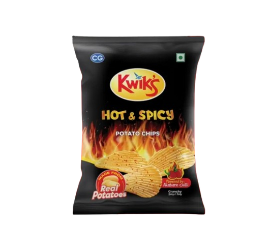 Kwik's Hot & Spicy Potato Chips 60g