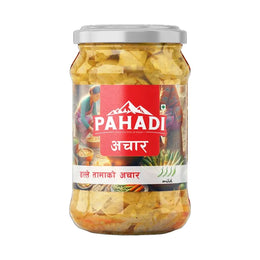 Pahadi Dalle and Tama Achar 380GM-Glass Jar