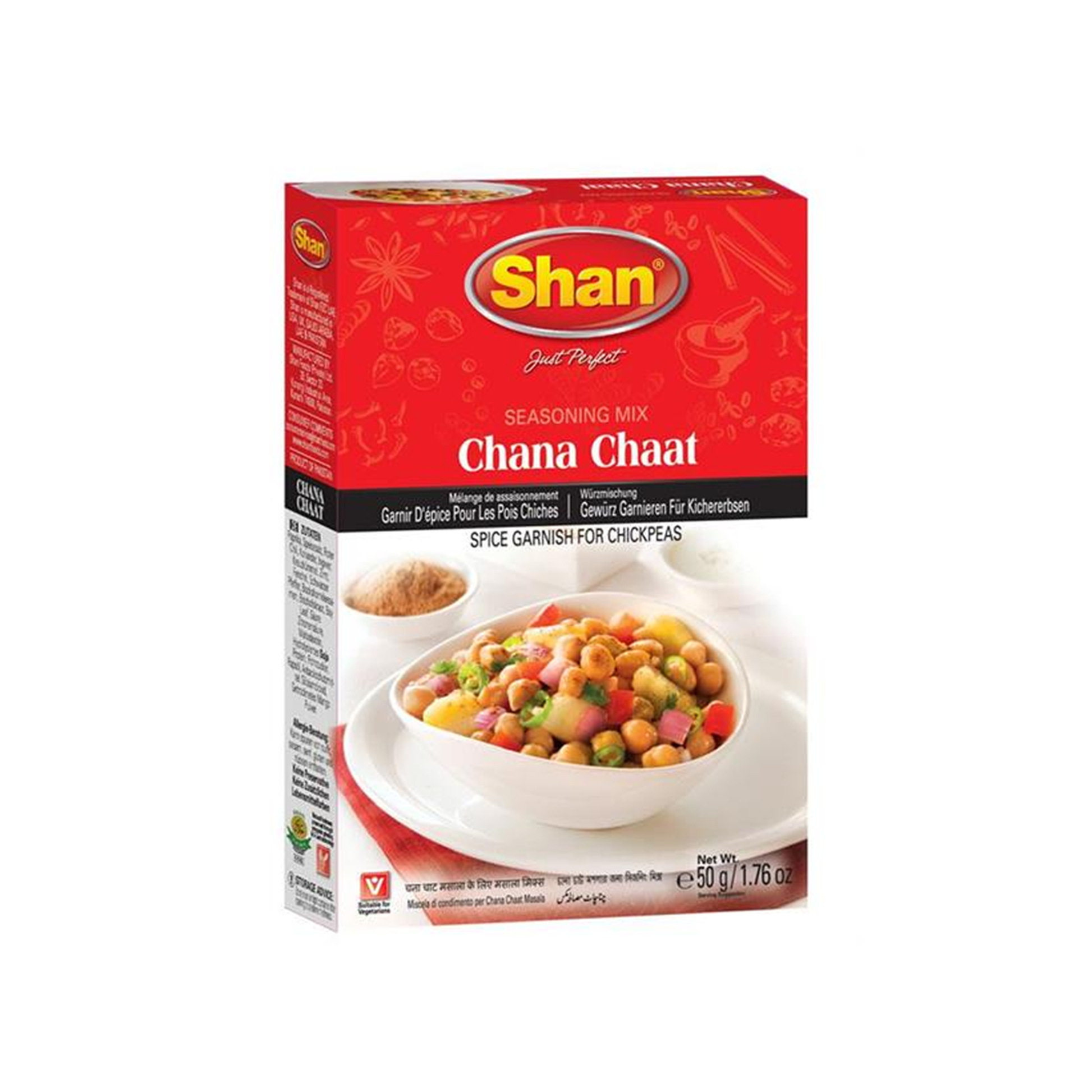 SHAN Chana Chaat 50gm Bx_12 VishalBazar