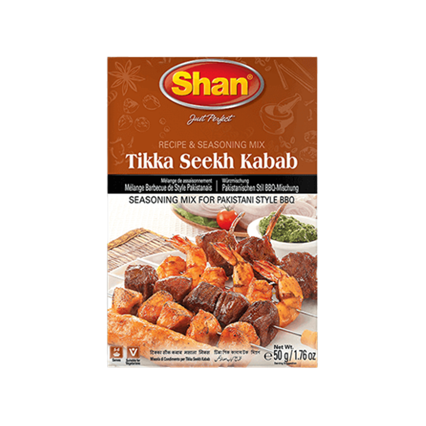 SHAN Tikka Seekh Kabab 50gm Bx_12 VishalBazar