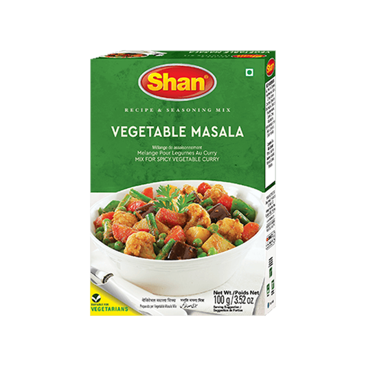 SHAN Vegetable Masala 100gm Bx_12 VishalBazar