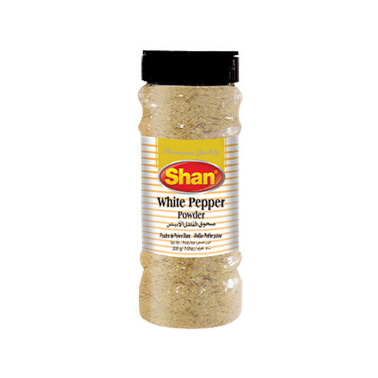 SHAN (Bottle) White Pepper Powder 200gm Bx_12 VishalBazar