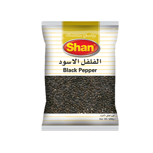 SHAN (Pouch) Black Pepper Whole 200gm B_12 VishalBazar