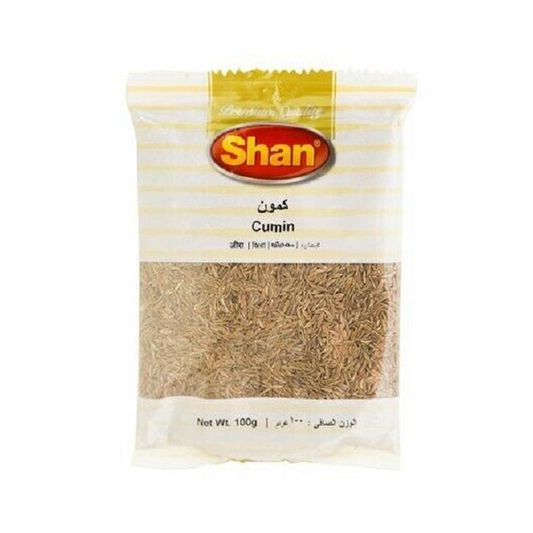 SHAN (Pouch) Cumin Whole 100gm Bx_12 VishalBazar