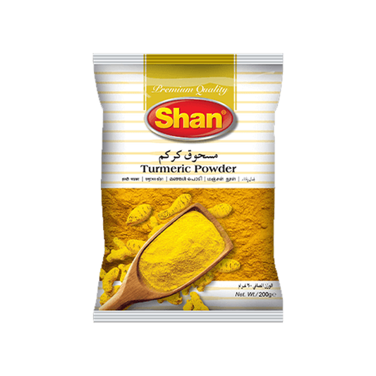 SHAN (Pouch) Turmeric Powder 200gm Bx_12 VishalBazar