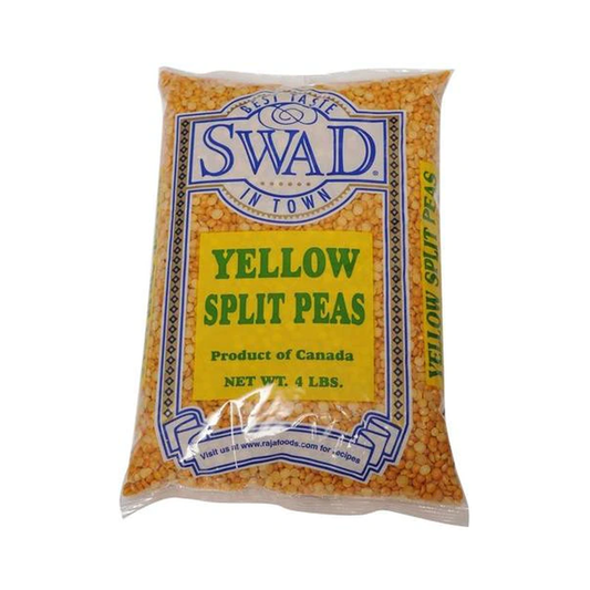 Swad Yellow Split Peas (10 x 4 LB) VishalBazar